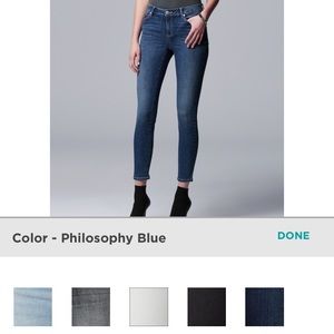 Simply Vera skinny jean